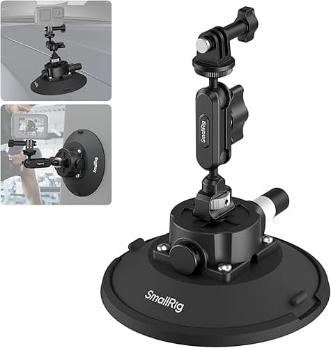 SMALLRIG 6" Suction Cup Mount with Ball Head Magic Arm, A…