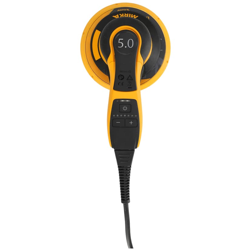 Mirka DEROS II 650 Orbital Sander with Suction for Velcro Sanding Discs Diameter 150 mm / 5 mm Eccentricity/Orbital Sander for Dustless Sanding of Wood, Plaster and Metal / MID6504044 - 2