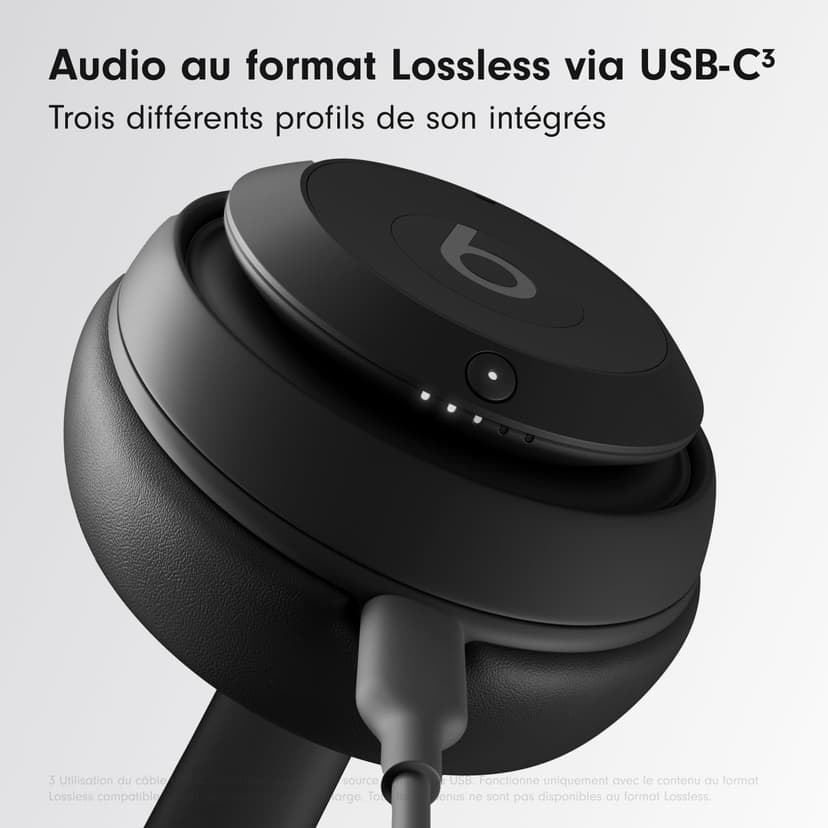 Beats Studio Pro – Wireless Bluetooth Noise Cancelling Headphones – Personalised Spatial Audio, USB-C Lossless Audio, Apple & Android Compatibility, Up to 40 Hours Battery Life – Black - 5