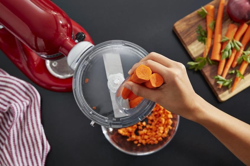 KitchenAid KSM2FPA Food Processor Attachment, Dicing Kit, Silver - 2