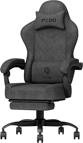 PZDO Chaise Gaming Bureau Ergonomique Chaise Gamer avec T…