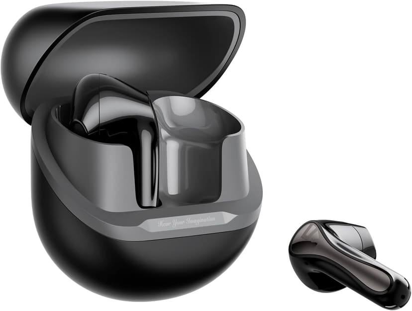 SOUNDPEATS Air5 Lite Wireless Earbuds with Hi-Res Audio, Bluetooth 5.4 Earphones, 13mm Drivers, LDAC Codec, Noise Cancelling Headphones for Calls, Stereo Sound, 30 Hrs, APP Control (Black) - 1