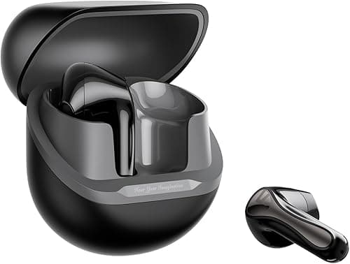 SOUNDPEATS Air5 Lite Wireless Earbuds with Hi-Res Audio, Bluetooth 5.4 Earphones, 13mm Drivers, LDAC Codec, Noise Cancelling Headphones for Calls, Stereo Sound, 30 Hrs, APP Control (Black)