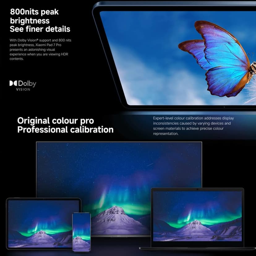 XIAOMI Redmi Pad 7 Pro Blue; 12+512GB; 11.2 inch screen; 8850mAh battery; Charger included (Wi-Fi version) - 3