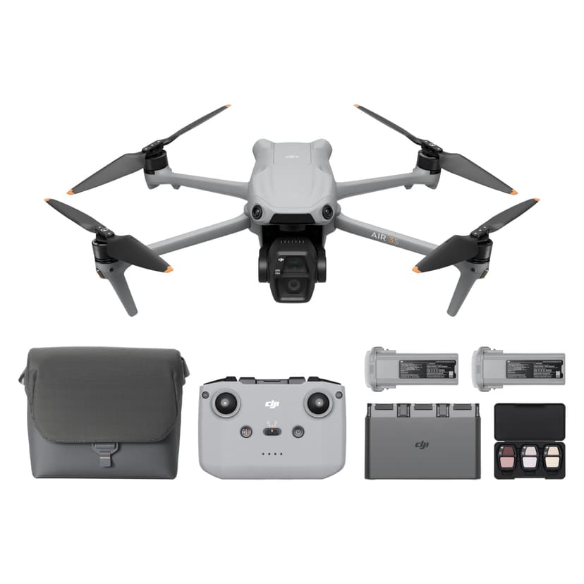 DJI Air 3S Fly More Combo (RC-N3), Drone with 1" CMOS Wid… - 1