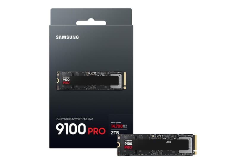 Samsung SSD Interne 9100 Pro, NVMe 2.0 PCIe 5.0x4, Capacité 2To, Vitesse de Lecture jusqu'à 14 800 Mo/s, Les Performances de la Gen5, MZ-VAP2T0BW - 7