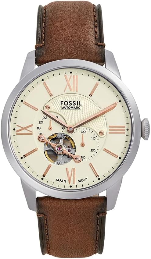 Fossil Townsman Men's 39 MM Brown Stainless Steel Watch, ME3266 - 1