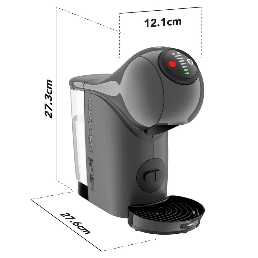 NESCAFÉ DOLCE GUSTO Genio S by KRUPS - Macchina automatica per capsule di caffè, colore: antracite - 9