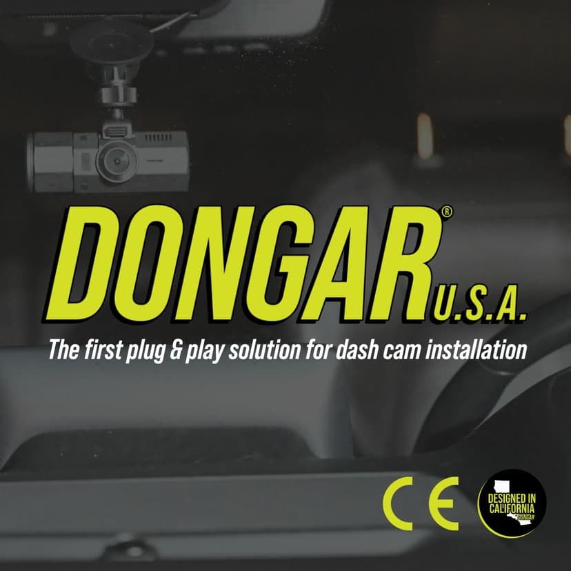 Dongar Dashcam Power Adapter (10-pin Type A) for Select Mazda Vehicles. Compatible with 2017+ CX5, CX9 and More. Connects to Rearview Mirror, Built-in USB Power Source, Easy to Install - 8