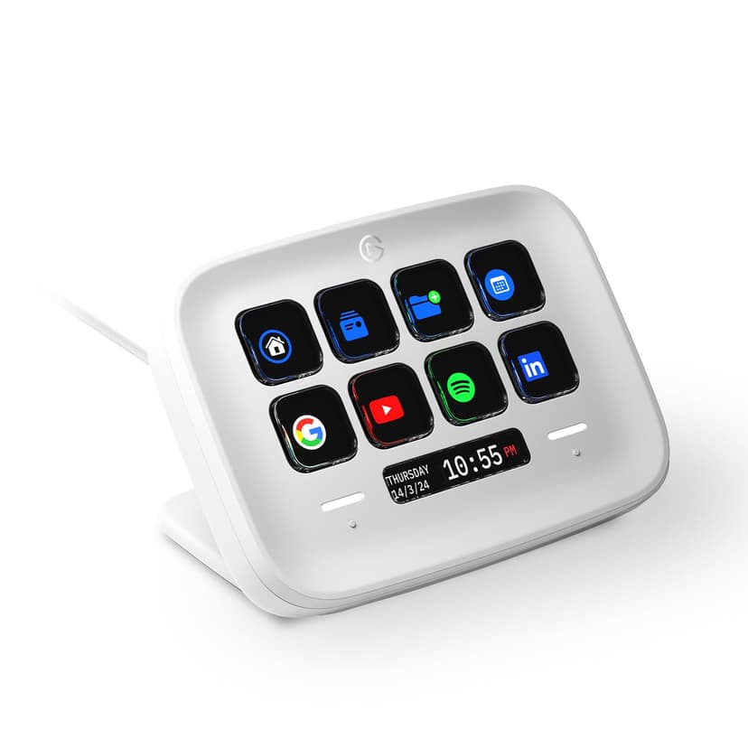 Elgato Stream Deck Neo – 8 Customizable Keys, 2 Touch Points, Speed Through Tasks & Workflows - Control Word, Excel, PowerPoint, Teams, Zoom, Spotify and more, Drag-’n-Drop Setup - Works with Mac & PC - 1
