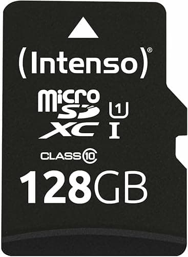 Intenso Premium Microsdxc Memory Card INCL. SD Adapter, Class 10 UHS-I, 128 GB, Black
