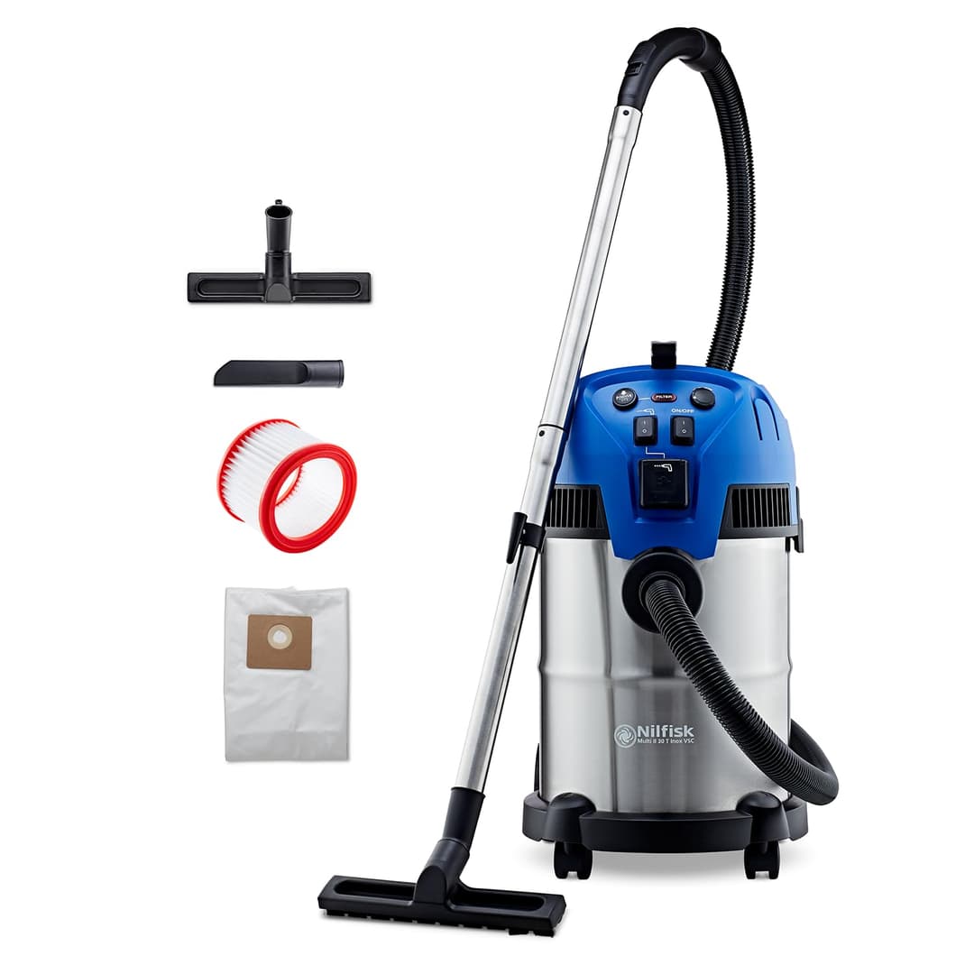 Nilfisk Multi II 30L T VSC INOX Aspirateur Eau et Poussiè…