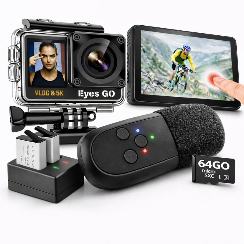 Eyes GO 5K26 - Caméra Sport 5K30fps 4K60FPS 120FPS - 31 A… - 1