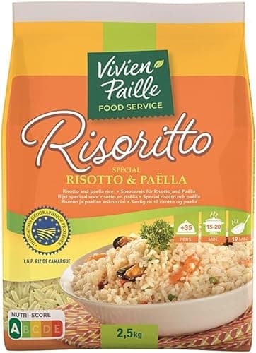 Riz pour paëlla et risotto VIVIEN PAILLE - 2,5 kg