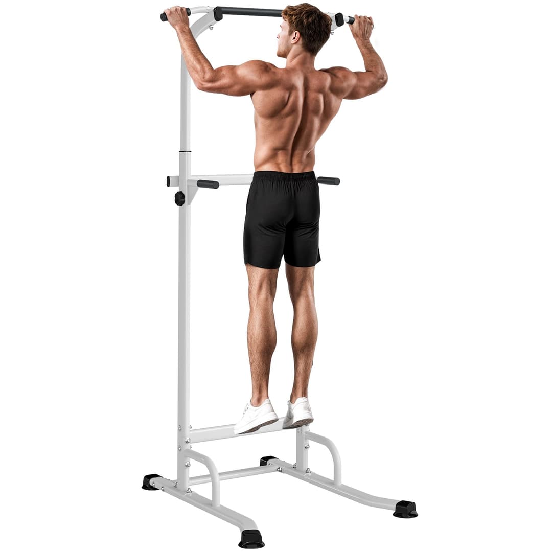 SPORTNOW Barre de traction sur pied chaise romaine - stat…