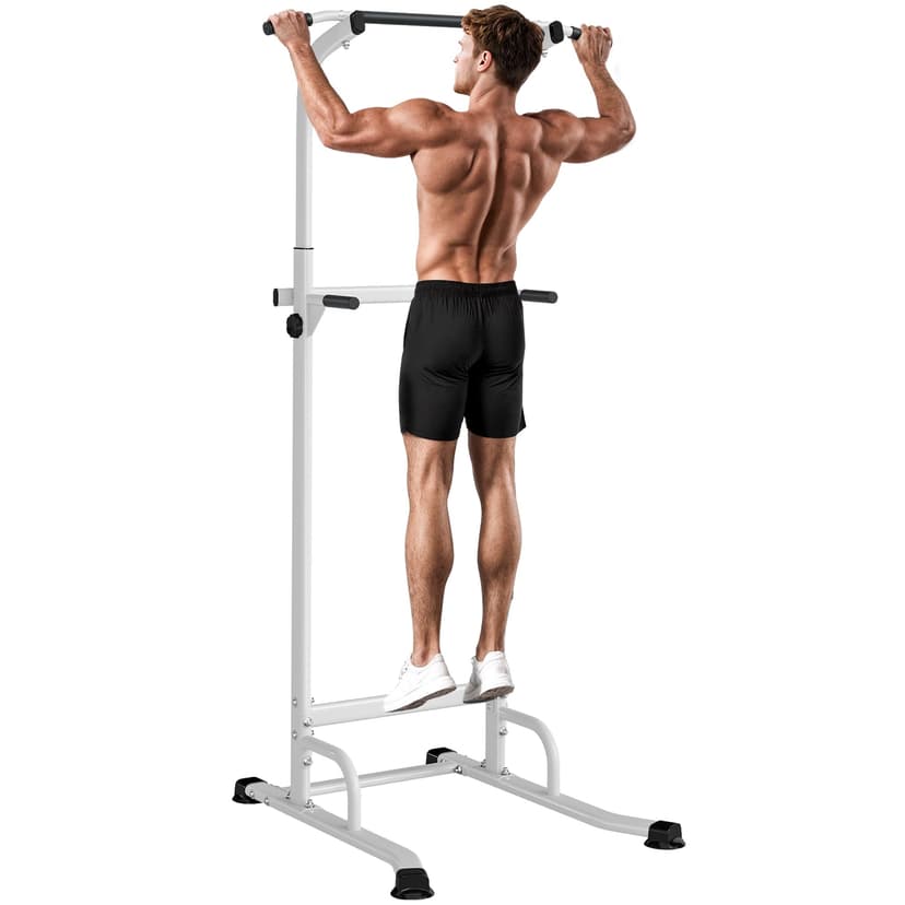 SPORTNOW Barre de traction sur pied chaise romaine - stat… - 1