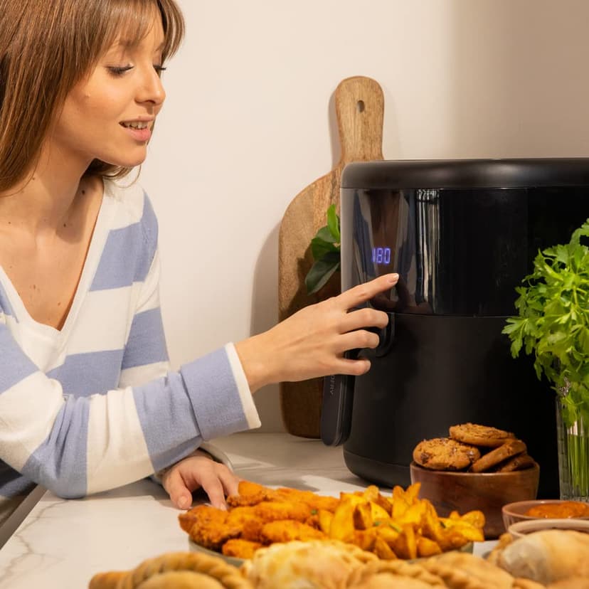 Cecotec Cecofry Bombastik 6000 Full Oil Free Hot Air Fryer with Accessories 1700 W, PerfectCook Technology, Temperature and Time Control, Touch Control, 12 Modes 6 Litres - 5