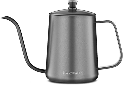 Easyworkz Gage Gooseneck Pour Over Coffee Kettle 350ml Stainless Steel 304 Coffee Pot with Long Narrow Spout Hand Drip Kettle