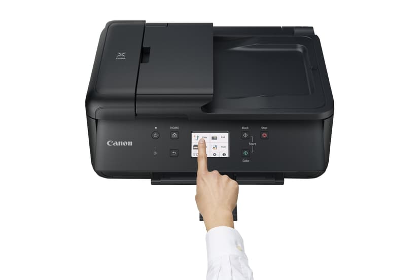 Canon PIXMA TR7650 Imprimante Multifonction A4 WiFi - Imprimante Jet d’Encre Couleur 4 en 1 (Scanner, copieur, imprimante sans Fil, fax, ADF, WiFi, LCD,), Blanc - 5