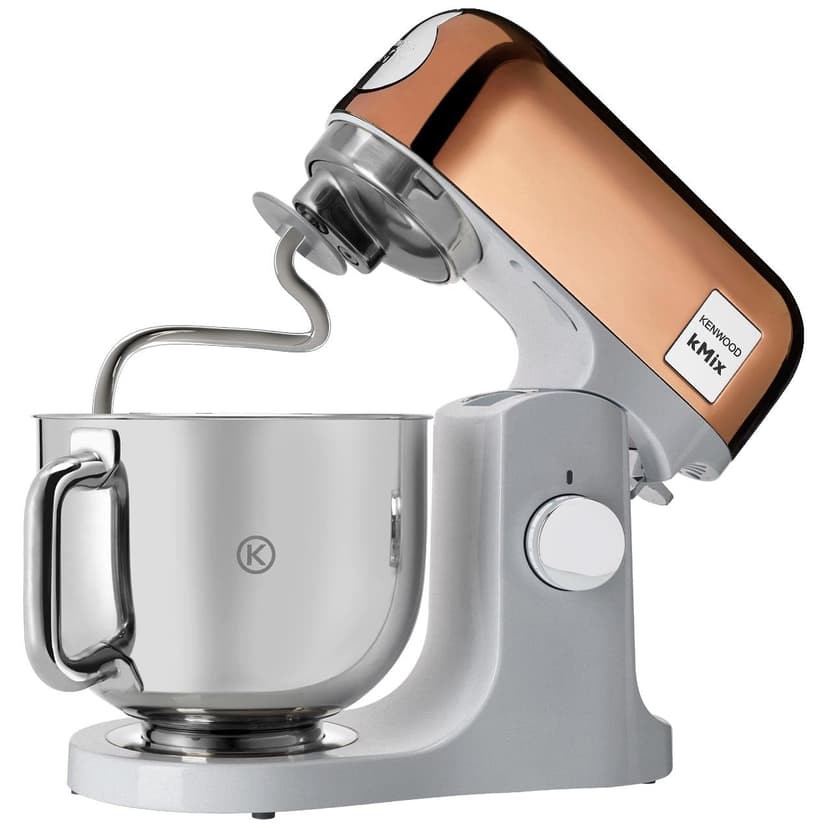 Kenwood kMix Editions KMX760GD Robot de cuisine avec bol en acier inoxydable de 5 l, système de sécurité à usage sûr, boîtier en métal, 1000 W, kit de pâtisserie 3 pièces et protection - 3