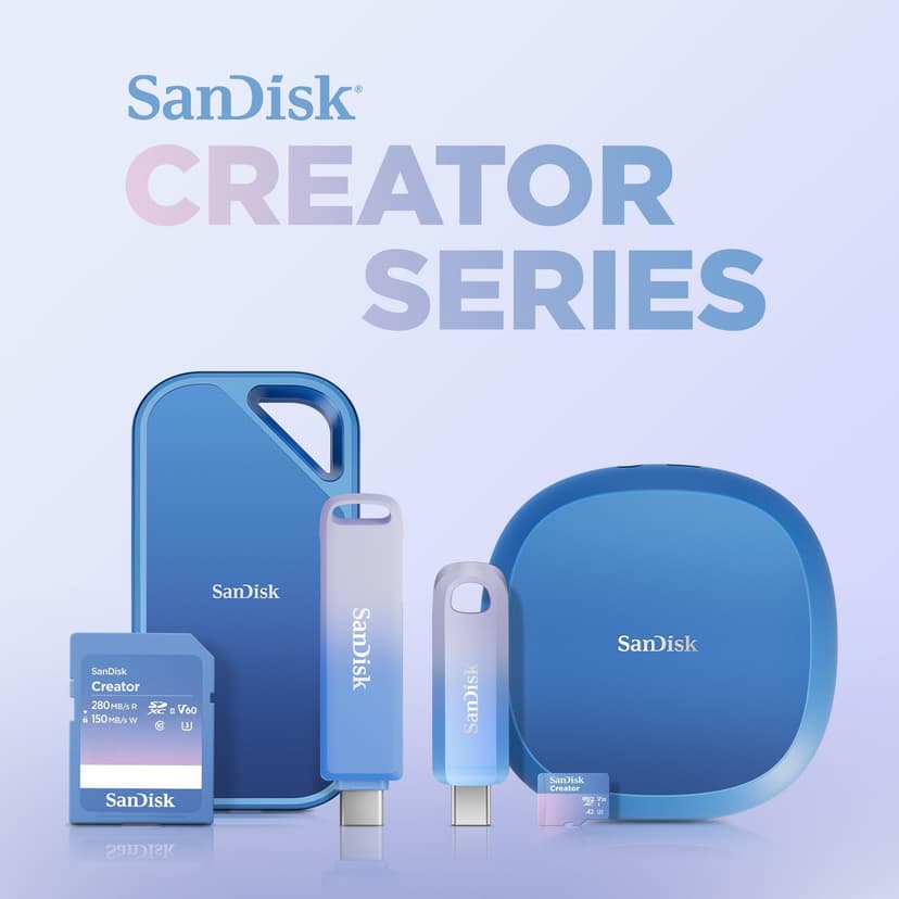 SanDisk Creator Pro Portable SSD 1 To (disque SSD pour les créateurs de contenu, jusqu'à 2000 Mo/s, en lecture/ en écriture, résistance aux chutes de 3 mètres, 1 mois d'Adobe Creative Cloud inclus) - 7