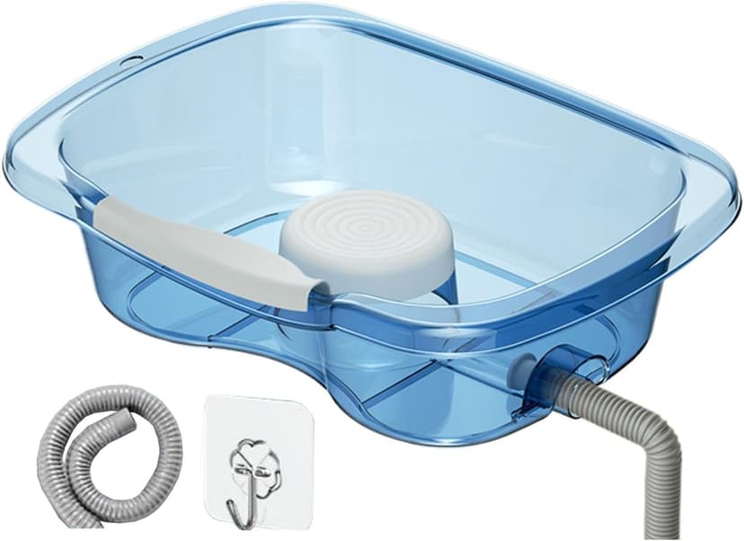 Hair Washing Basin for Stuffy Bed of Hair Washing Disabled Shampoo Station for Bedside Washing Bowl and Basin at Home for Elderly and Patients h - 1