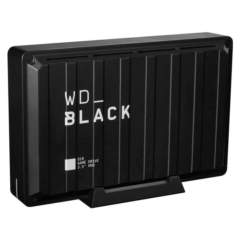 WD_BLACK D10 8 To Game Drive HDD, Disque Dur Externe, jusqu'à 250 Mo/s, fonctionne avec Playstation, Xbox, PC et Mac 7200 TR/MIN, refroidissement actif pour stocker votre collection de jeux - 1