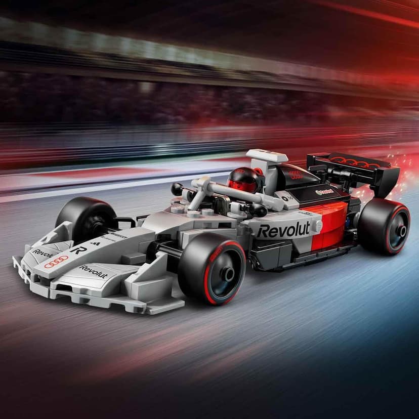 LEGO Speed Champions Voiture de Course Audi Revolut F1 Team R26 - Jouet - Maquette avec Minifigurine Collector de Pilote - Cadeau d'anniversaire pour Garçon 10 Ans & Ado Fan de Sport Automobile 77259 - 2