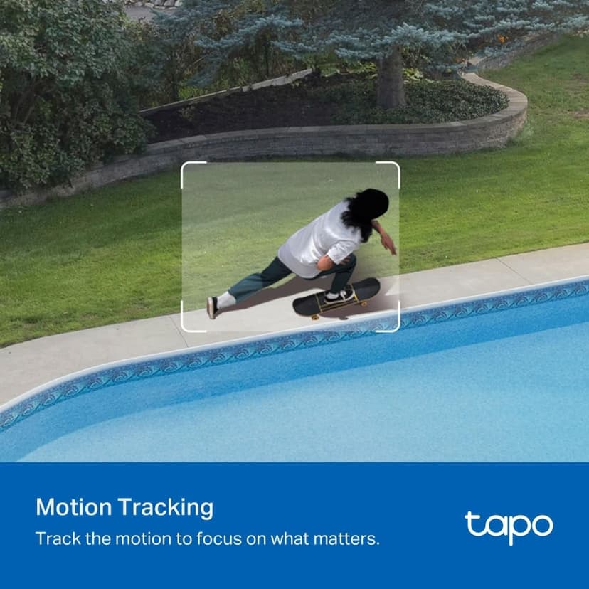 Tapo C530WS 360° Outdoor Surveillance Camera, 3K 5MP, Starlight Colour Night Vision, AI Detection, Motion Tracking, WiFi or Ethernet, MicroSD Card up to 512GB - 7