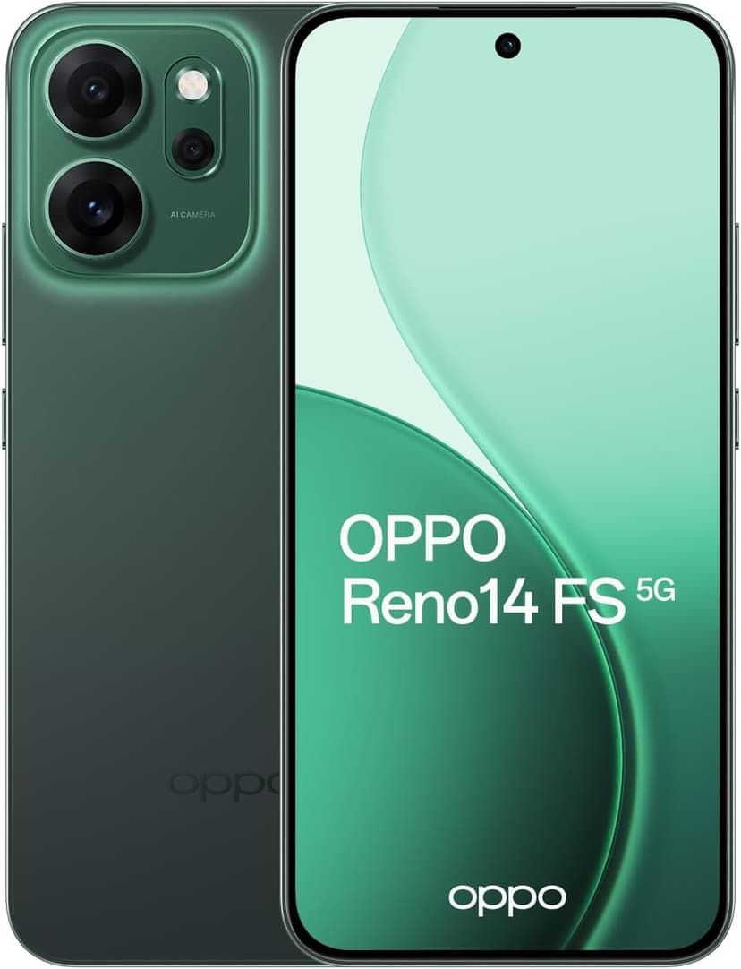 Oppo Reno14 FS 5G CPH2743 Europe 512GB 12GB Luminous Green Egg - 1
