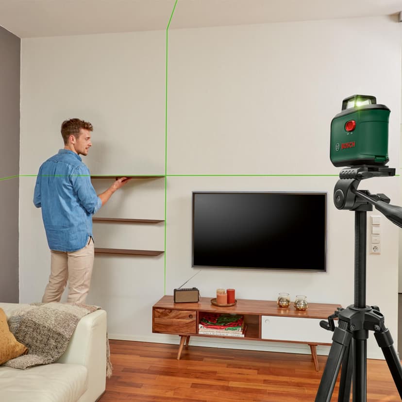 Bosch cross line laser AdvancedLevel 360 with premium tripod (3 laser lines incl. 360° for alignment throughout the entire room, in E-Commerce cardboard box) - 7