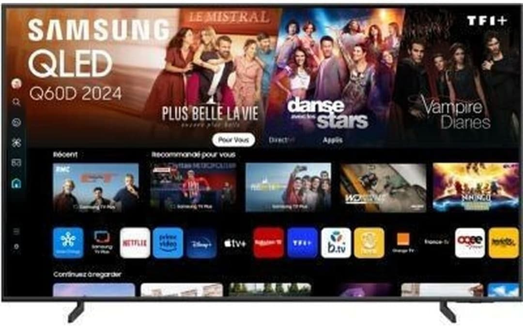 Samsung TV QLED 50" Q60D 2024, 4K, Smart TV