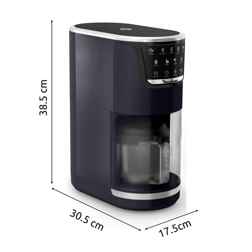 Moulinex Dolci, Ice maker, 10programs, Automatic cleaning, 1-Step Perfector Technology, MJ6038F0 - 9