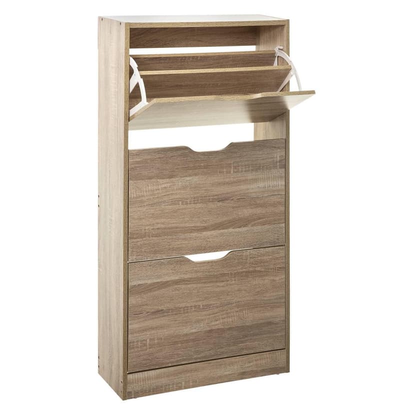 5 five simply smart 3 Drawer Shoe Storage Unit Natural Oak Effect - 4