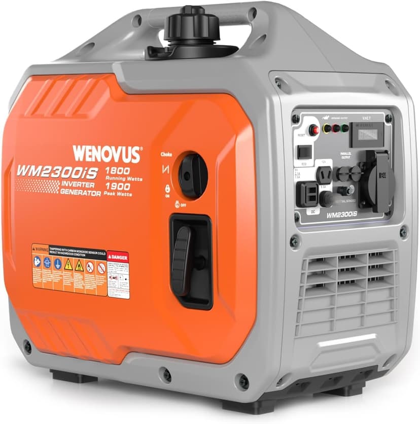 WENOVUS Electrogene Silent Inverter 1900W Gasoline Genera… - 1