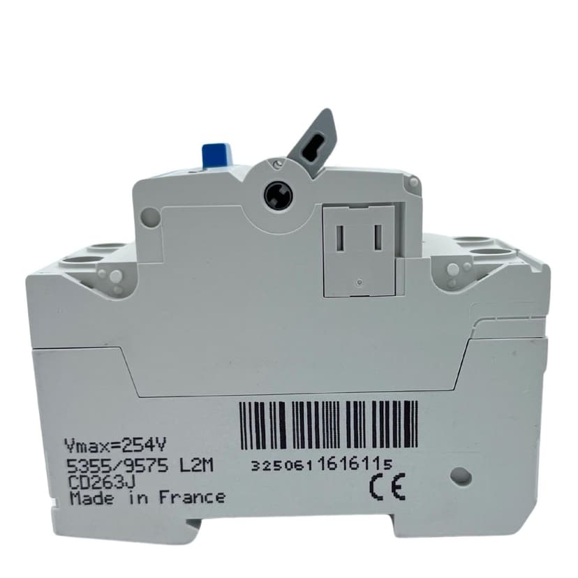 CD263J Hager Differential Switch 63A Type A 30mA Bipolar - Aligned Terminals - 6