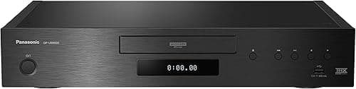 Panasonic Blu Ray 4K HDR DP-UB9000EG1 I HDR10+/Dolby Vision Ultra HD Premium Converter Ultra HD Audio High Res Dual USB HDMI WiFi/Ethernet Black – French Version