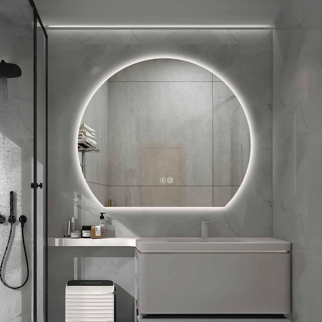 Belvit LED Bathroom Mirror with Touch Control and Heating…