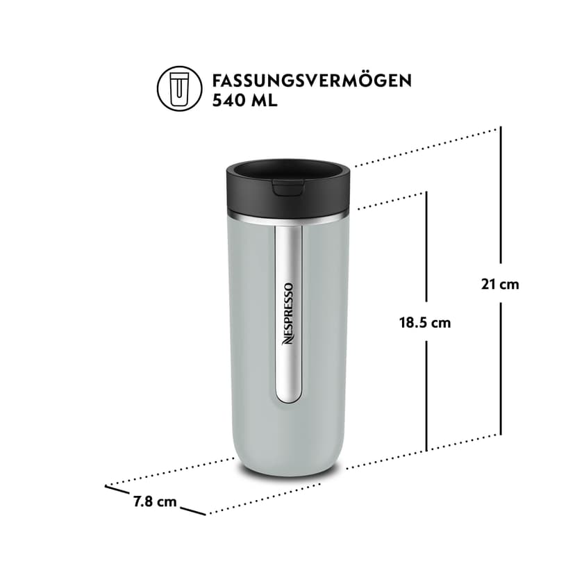 Nespresso - Tasse tactile de voyage (bleue) - 3