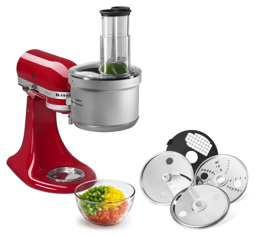 KitchenAid KSM2FPA Food Processor Attachment, Dicing Kit, Silver - 3