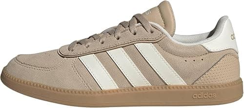 Adidas Mixte Enfant BREAKNET Sleek Shoes Junior, Magic Beige/Off White/Gum 3, 35 1/2 EU