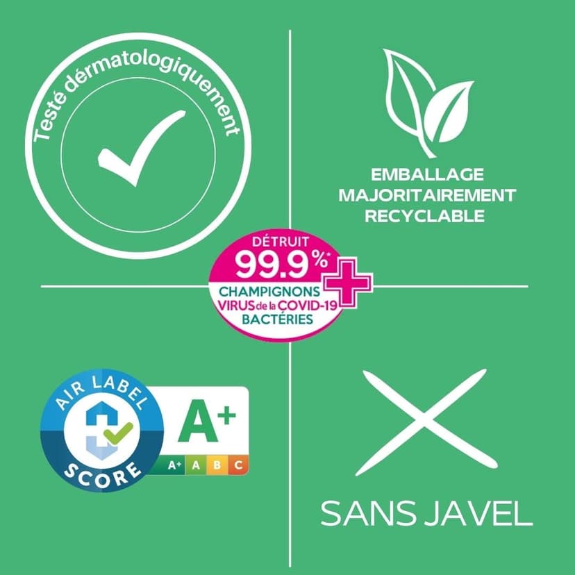 Sanytol Cleaning Floors and finishes, Grapefruit and Sea Salt Disinfectant Deodoriser Cleaner 1 L - 4