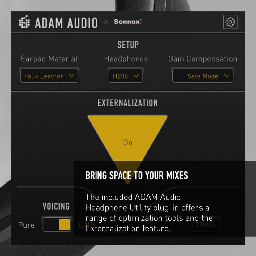 ADAM Audio H200 Closed-Back Studio Headphones with Included Optimization and Spatialization Software - 5