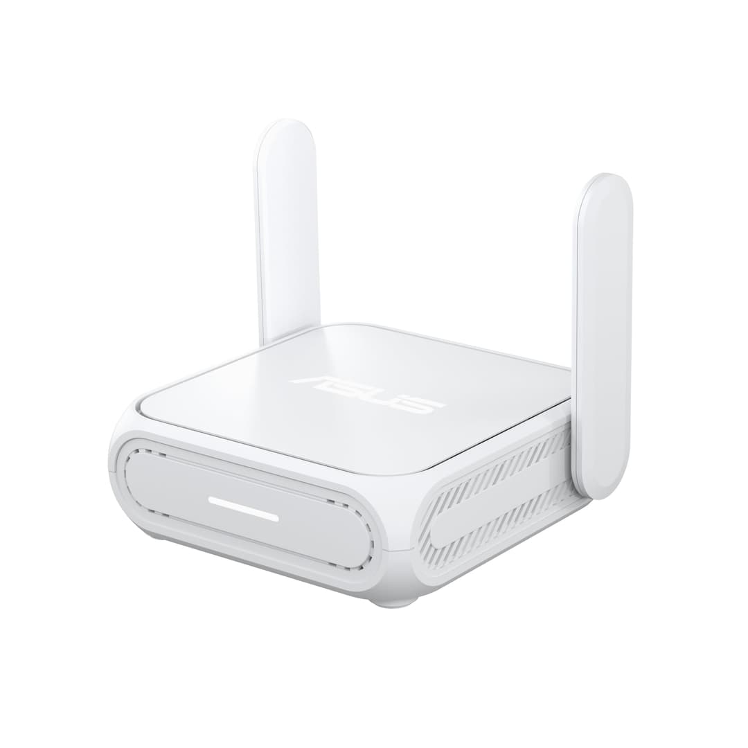 ASUS RT-BE58 Go - Routeur de Voyage WiFi 7 Double Bande, 3600 Mbps, 4G & 5G Mobile Tethering, Port 2.5G, réseau invité Pro SSIDs, sécurité réseau avancée & VPNs, USB-C Power Delivery
