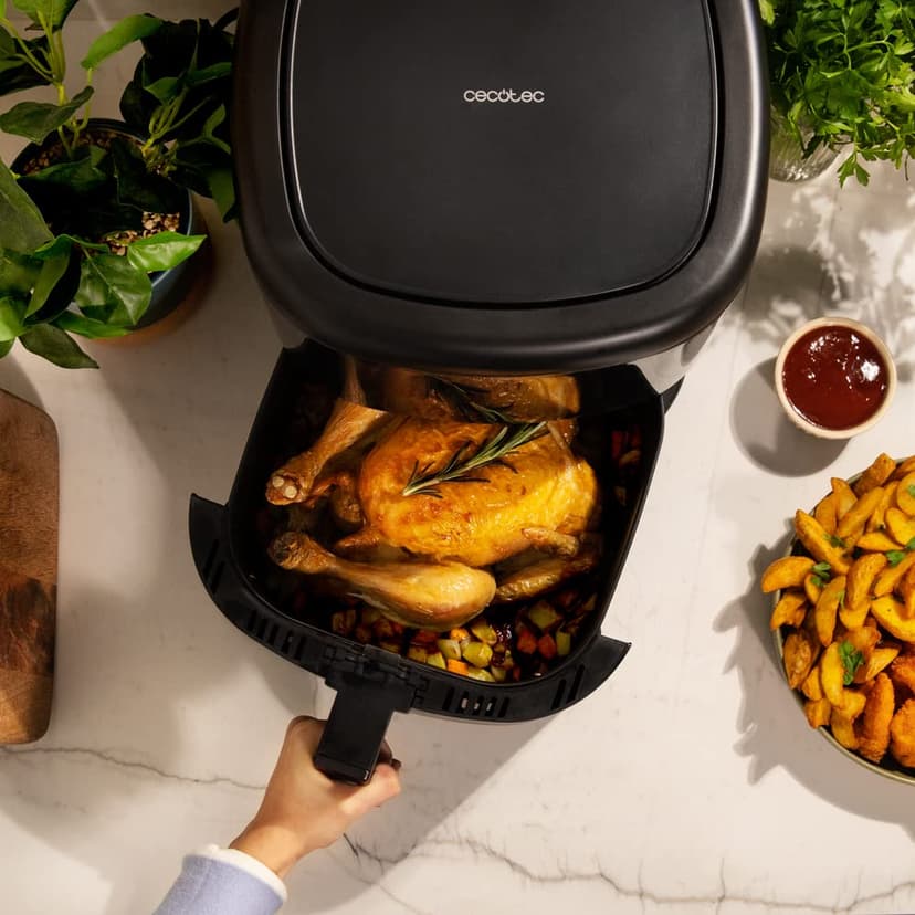 Cecotec Cecofry Bombastik 6000 Full Oil Free Hot Air Fryer with Accessories 1700 W, PerfectCook Technology, Temperature and Time Control, Touch Control, 12 Modes 6 Litres - 4
