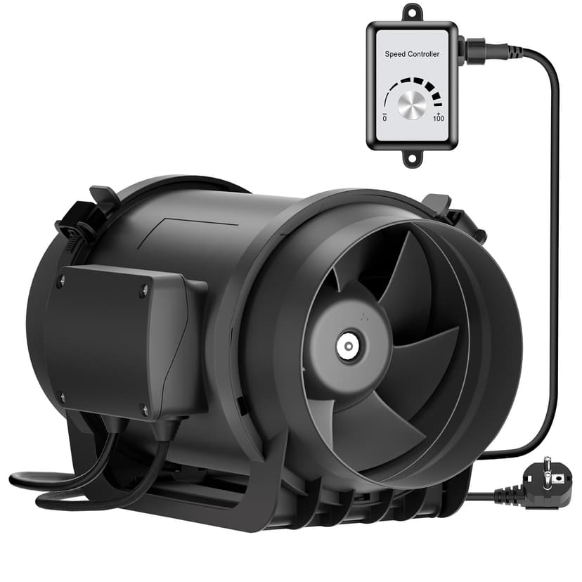 HG Power 150mm Ventilateur d'extraction 798m³/h Extracteu… - 1