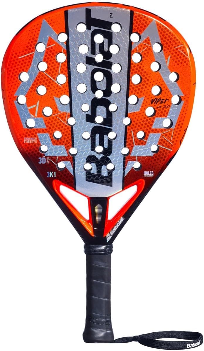 Babolat Viper Juan Lebron 3.0 Padel Racket (Orange/Black) - 1