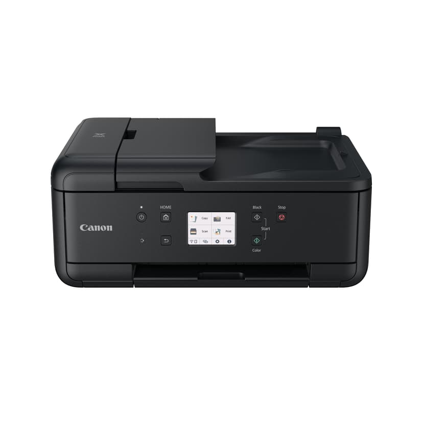 Canon PIXMA TR7650 Imprimante Multifonction A4 WiFi - Imprimante Jet d’Encre Couleur 4 en 1 (Scanner, copieur, imprimante sans Fil, fax, ADF, WiFi, LCD,), Blanc - 1