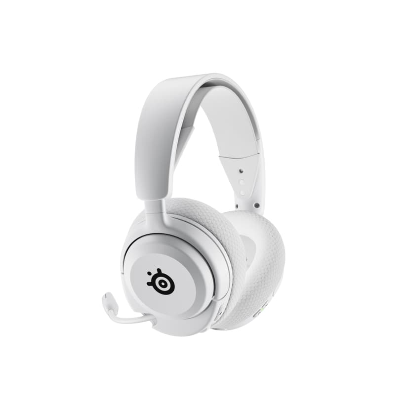 SteelSeries Arctis Nova 5 Wireless Casque gaming - Haut-parleurs magnétiques néodyme - Plus de 100 profils audio - Batterie 60h - 2,4GHz ou BT - Micro ClearCast Gen 2.X -PC,PS5, Switch 2,Mobile -Blanc - 9