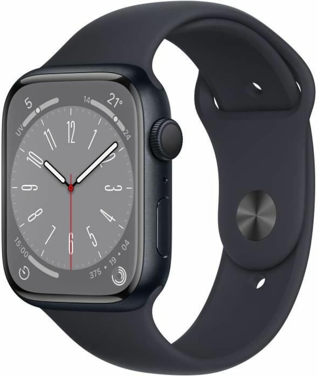Apple Watch Series 8 (GPS, 45mm) Midnight Aluminum Case w…